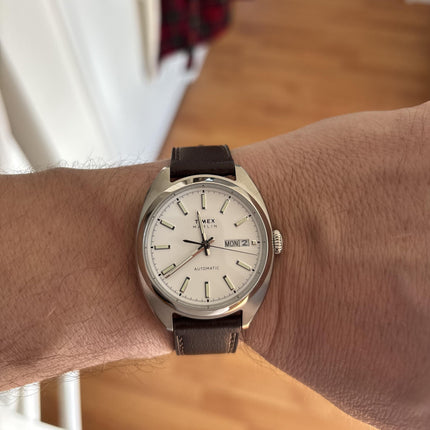 Timex TW2Y65200 Marlin Draper Automatic 37mm Leather Strap