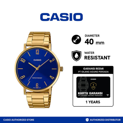 Casio analog MTP-VT01G-2B2UDF