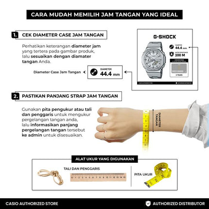 Casio G-SHOCK Jam Tangan GM-S2110SR-1ADR Analog Digital