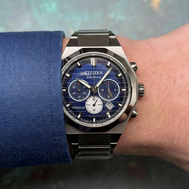 Citizen Zenshin Senkei Eco-Drive Super Titanium Chrono CA4691-59L