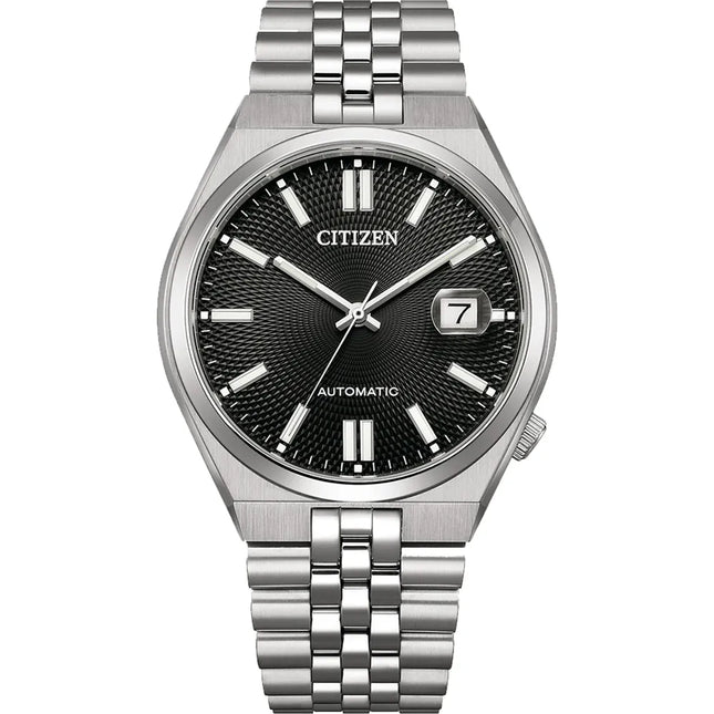 Citizen NK0020-55E Tsuyosa 60 Automatic Sapphire Black Dial Stainless Steel