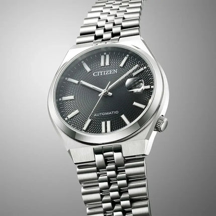 Citizen NK0020-55E Tsuyosa 60 Automatic Sapphire Black Dial Stainless Steel