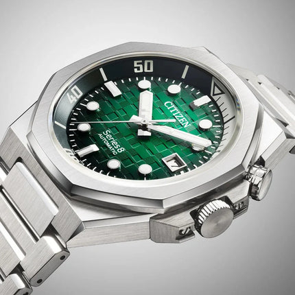 Citizen Series8 890 NB6060-58X Men Automatic Green Dial Stainless Steel Strap