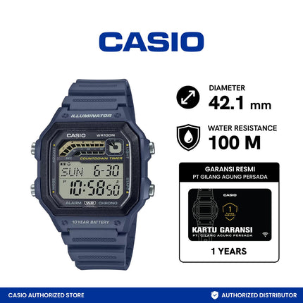 Casio Digital WS-1600H-2AVDF
