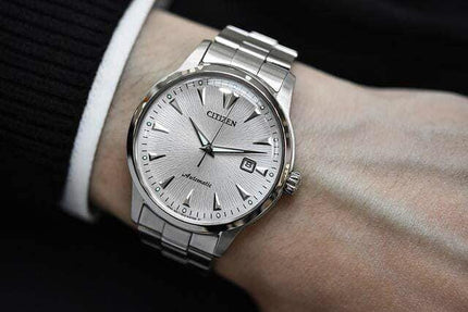Citizen Mechanical NK0001-84A Kuroshio 1964 Silver Dial Stainless Steel Strap Limited Edition
