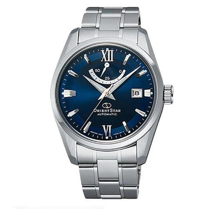 Orient Star RE-AU0005L Men Contemporary Date Blue Dial Stainless Steel Strap
