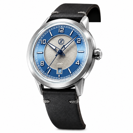 ZELOS COMET 39MM STEEL BLUE