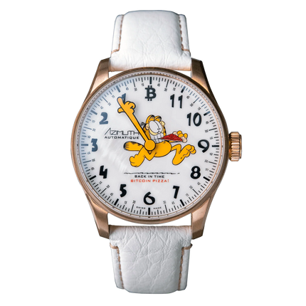 Azimuth Back In Time Bitcoin Pizza Garfield MOP Limited Edition