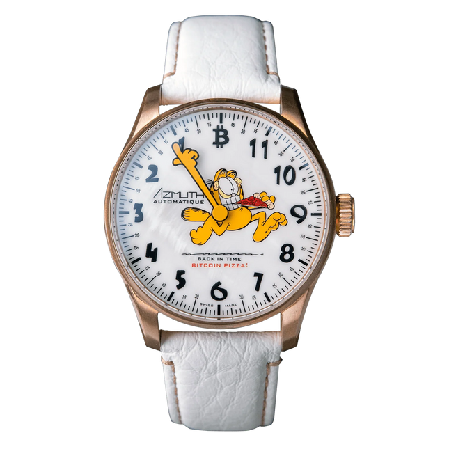 Azimuth Back In Time Bitcoin Pizza Garfield MOP Limited Edition