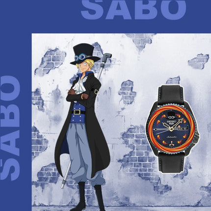 Seiko x ONE PIECE SABO Seiko 5 Sport Limited Edition SRPH05K1