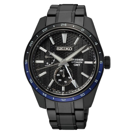 Seiko Presage SPB271J1 Sharp Edge Zero Halliburton GMT Automatic Stainless Steel Limited Edition