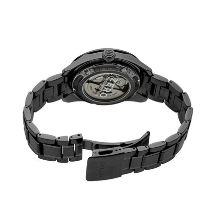 Seiko Presage SPB271J1 Sharp Edge Zero Halliburton GMT Automatic Stainless Steel Limited Edition