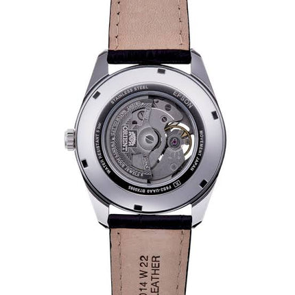Orient Contemporary RA-AR0004S Open Heart Automatic Man White Dial Black Leather Strap