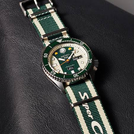 Seiko 5 Sports SRPJ49K1 Honda Super Cub Dual Tone Dial Dual Tone Nylon Strap Limited Edition