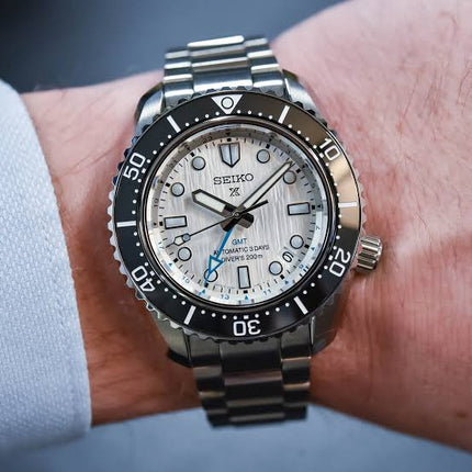 Seiko Prospex SPB439J1 Baby Marinemaster GMT Arctic Ocean Re-Interpretation 1968 Limited Edition