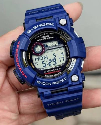 Casio G-Shock Frogman GWF-1000NV-2JF Digital Dial Blue Resin Strap