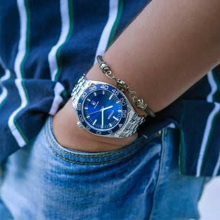 Citizen Eco Drive AW1770-53L Men Blue Dial Stainless Steel Strap