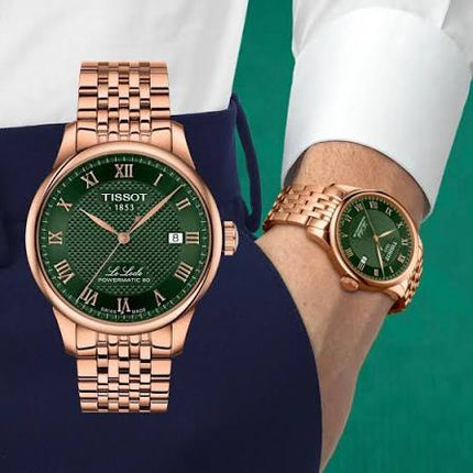 Tissot Le Locle Powermatic 80 Automatic Green Dial T006.407.33.093.00
