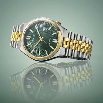 Citizen Tsuyosa 60 two tone Automatic NK0024-54X Green Dial Stainless Steel