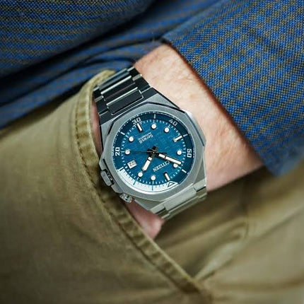Citizen Series8 890 NB6060-58L Men Automatic Blue Dial Stainless Steel Strap