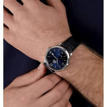Orient Contemporary RA-AC0F11L Automatic Man Blue Navy Dial Blue Navy Leather Strap