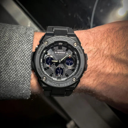 Casio G-Shock G-Steel GST-S100G-1BDR Tough Solar Water Resistance 200M Black Resin Band