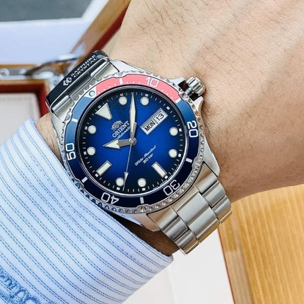 Orient Sport RA-AA0812L Automatic Mako IV Pepsi Blue Dial Metal Strap