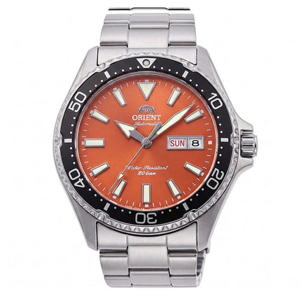 ORIENT Mako Diver RA-AA0826Y Orange Dial Stainless Steel