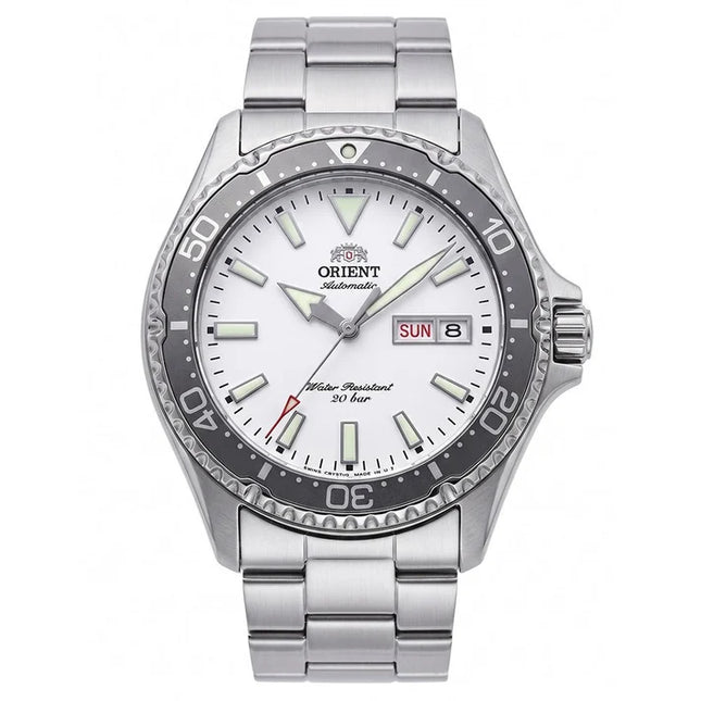 ORIENT Mako Diver RA-AA0825S White Dial Stainless Steel