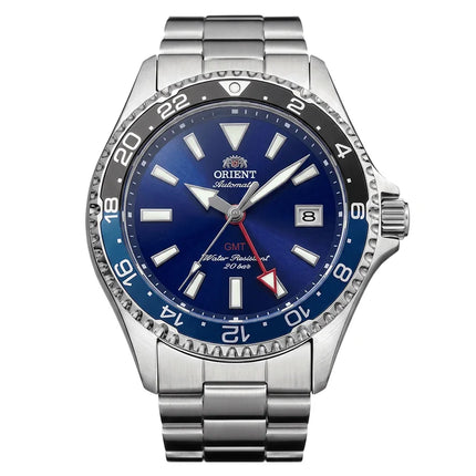 ORIENT Mako GMT RA-BC0003L Blue Dial Stainless Steel