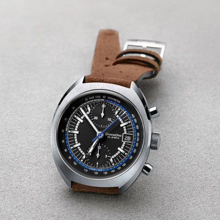 Oris Chronoris Williams Limited Edition 01 673 7739 4084-Set LS Black Dial Brown Leather Strap