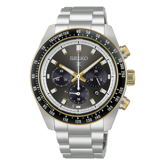 Seiko Prospex Speedtimer Solar HBJ002P1 Grey Dial Stainless Steel