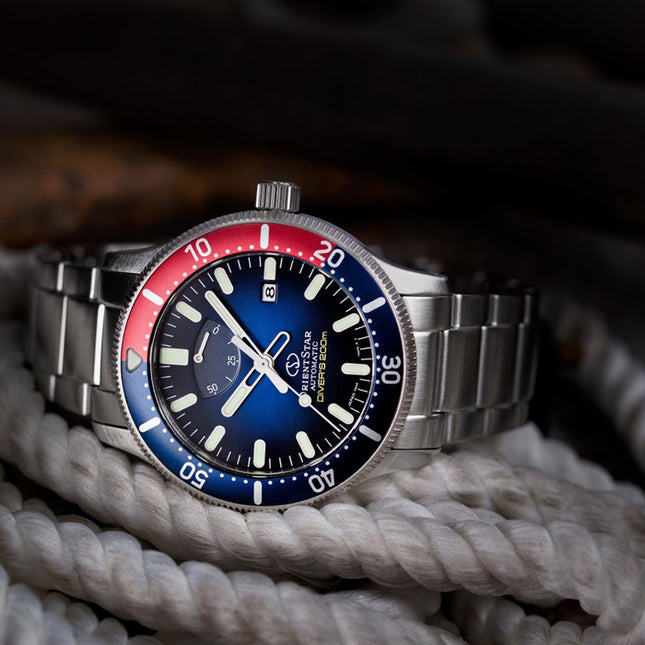 Orient Star Sport RE-AU0306L Automatic Men Blue Dial Stainless Steel Strap