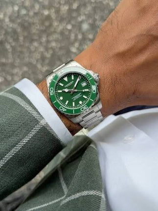 Longines HydroConquest Hulk 42mm Green Dial L3.788.4.06.6