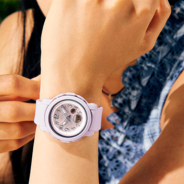 Casio Baby-G BGA-290SA-6ADR Ladies Digital Analog Pale Purple Resin Band