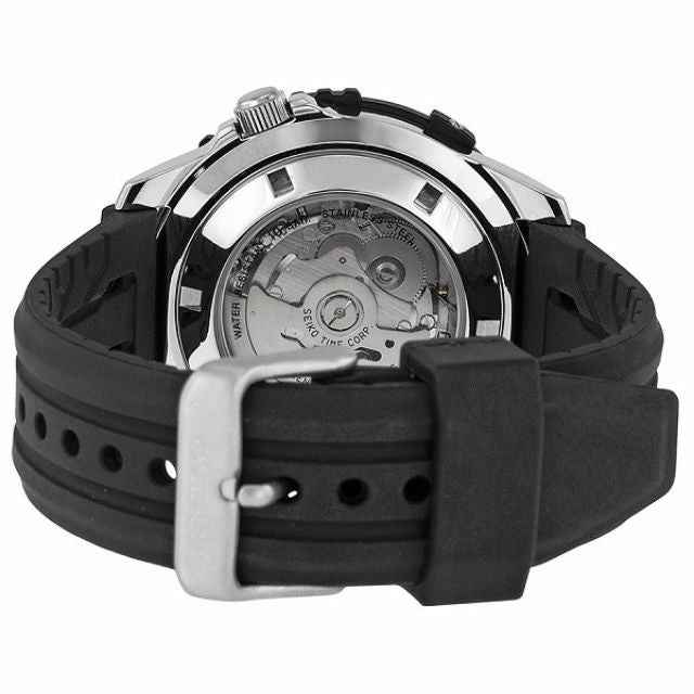 Seiko 5 Sports SRP475K1 Automatic Black Dial Black Rubber Strap