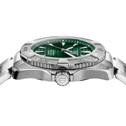 TAG Heuer Aquaracer Professional 200 Solargraph 40mm Green Dial Stainless Steel WBP1118.BA0047