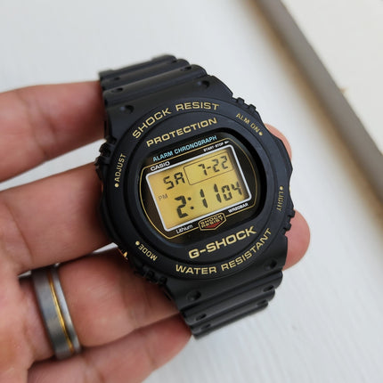 Casio G-Shock DW-5735D-1BDR Anniversary Limited Models Digital Dial Black Resin Strap