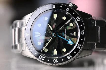 ZELOS MAKO 300M GMT MOSAIC MOP