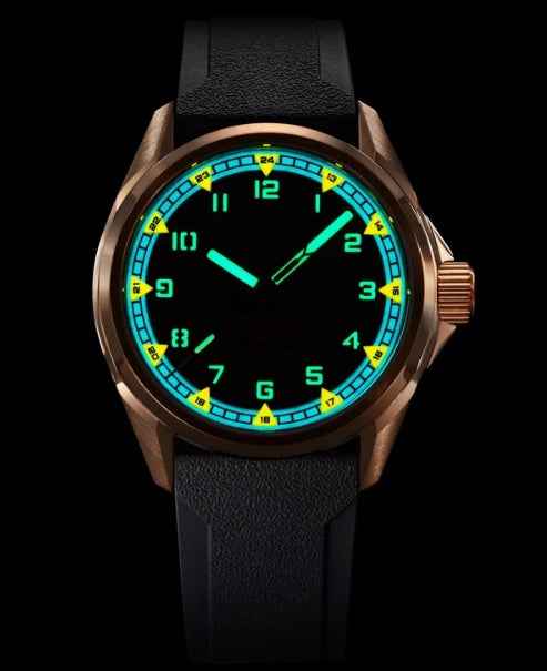 Zelos SWORDFISH FIELD 38MM BRONZE